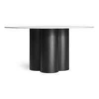4/4 Round Dining Table in 60" Round - Angle 1