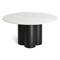 4/4 Round Dining Table in 60" Round - Angle 6