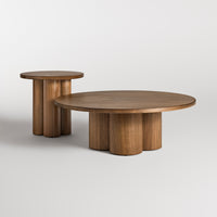 4/4 Side Table in Walnut - Angle 8
