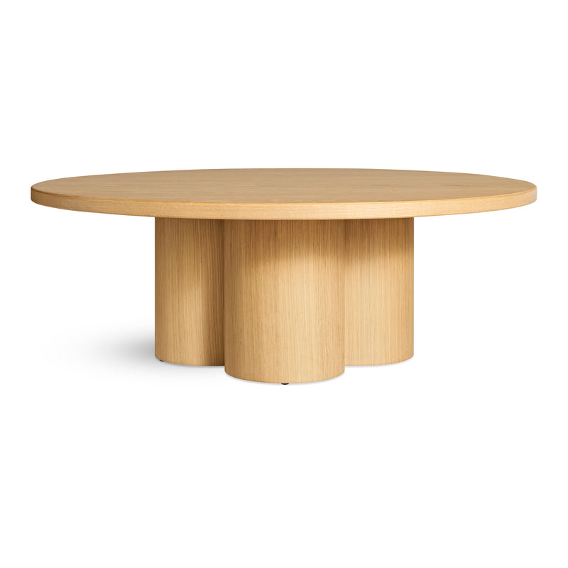 4/4 Coffee Table in White Oak - Angle 1