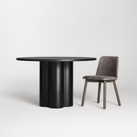 4/4 Round Dining Table in 48" Round - Angle 5