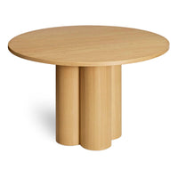 4/4 Round Dining Table in 48" Round - Angle 8