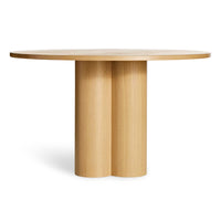 4/4 Round Dining Table in 48" Round - Angle 9