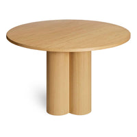 4/4 Round Dining Table in 48" Round - Angle 10