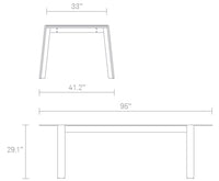 Lake Dining Table in Walnut - Angle 3