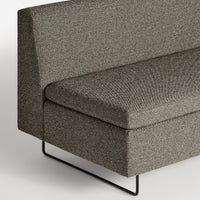 Clyde 67" Sofa in Sanford Black - Angle 5