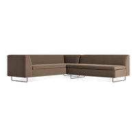 Bonnie and Clyde Sectional Sofa in Kvadrat Autumn Cardamom - Angle 2