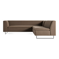 Bonnie and Clyde Sectional Sofa in Kvadrat Autumn Cardamom - Angle 1