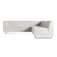 Bonnie and Clyde Sectional Sofa in Vos Bone - Angle 1