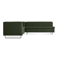 Bonnie and Clyde Sectional Sofa in Vos Evergreen - Angle 4