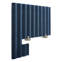 Basis Overhang Privacy Panel en Basis Blue - ángulo 2
