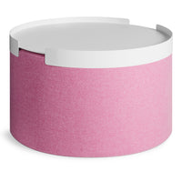 Bumper Large Ottoman in Vesper Bubblegum - Angle 7