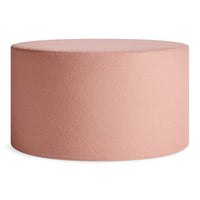 Bumper Large Ottoman in Vesper Blush - Angle 1