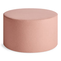 Bumper Large Ottoman in Vesper Blush - Angle 6