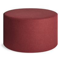Bumper Large Ottoman in Vesper Brick - Angle 2