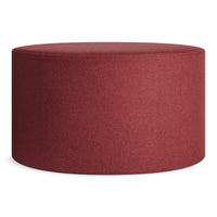 Bumper Large Ottoman in Vesper Brick - Angle 1