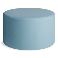 Bumper Large Ottoman in Vesper Cloud - Angle 6