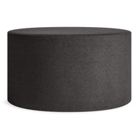 Bumper Large Ottoman in Vesper Charcoal - Angle 1