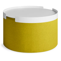 Bumper Large Ottoman in Vesper Citron - Angle 7