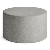 Bumper Large Ottoman in Vesper Light Grey - Angle 6