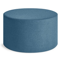Bumper Large Ottoman in Vesper Marine Blue - Angle 6