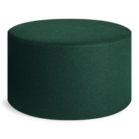 Bumper Large Ottoman in Vesper Navy Green - Angle 6