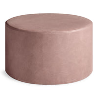 Bumper Large Ottoman in Oyster Leather - Angle 6