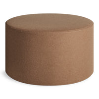 Bumper Large Ottoman in Vesper Tobacco - Angle 2