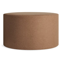 Bumper Large Ottoman in Vesper Tobacco - Angle 1