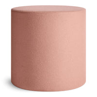 Bumper Small Ottoman in Vesper Blush - Angle 1