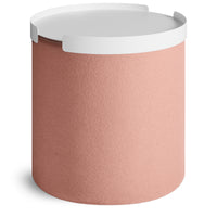 Bumper Small Ottoman in Vesper Blush - Angle 8