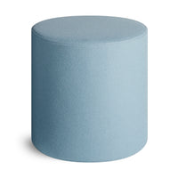 Bumper Small Ottoman in Vesper Cloud - Angle 7