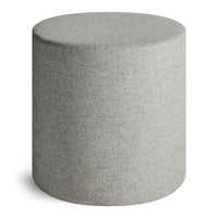 Bumper Small Ottoman in Vesper Light Grey - Angle 7