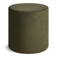 Bumper Small Ottoman in Vesper Olive - Angle 7