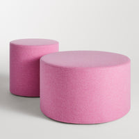 Bumper Large Ottoman in Vesper Bubblegum - Angle 8