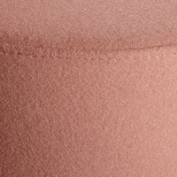 Bumper Small Ottoman in Vesper Blush - Angle 10