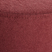 Bumper Large Ottoman in Vesper Brick - Angle 9