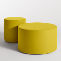 Bumper Large Ottoman in Vesper Citron - Angle 8