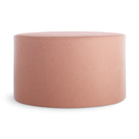 Bumper Large Ottoman in Vesper Blush - Angle 1