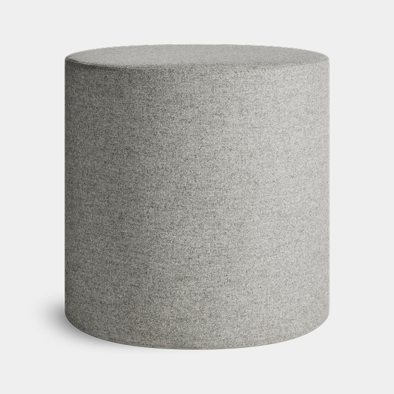 Bumper Small Ottoman in Vesper Navy Green - Angle 1