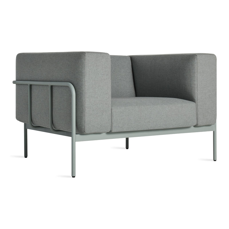 Cache Lounge Chair in Toohey Breezy Blue - Angle 2