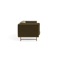 Coffer 96" Sofa in Moss Velvet - Angle 4