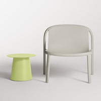Circula Low Cocktail Table in Celery - Angle 2