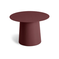 Circula Low Side Table in Oxblood - Angle 5