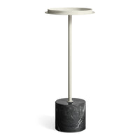 Chit Chat Cocktail Table in Putty / Black Marble - Angle 1