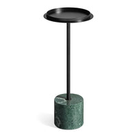 Chit Chat Cocktail Table in Black / Green Marble - Angle 4