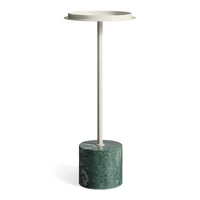 Chit Chat Cocktail Table in Putty / Green Marble - Angle 1