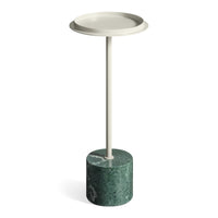Chit Chat Cocktail Table in Putty / Green Marble - Angle 4
