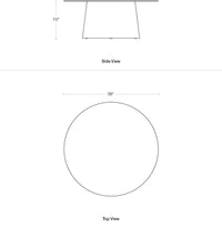 Dog Days + Circula Patio Set en Sunbrella Linen - ángulo 6