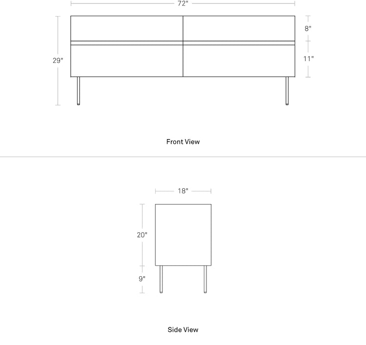 blue archive aru dress Clad 4 Drawer Dresser